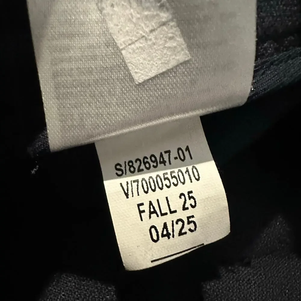 Banana Republic High Rise Wide Leg Studio Pant Navy Blue 12 826947